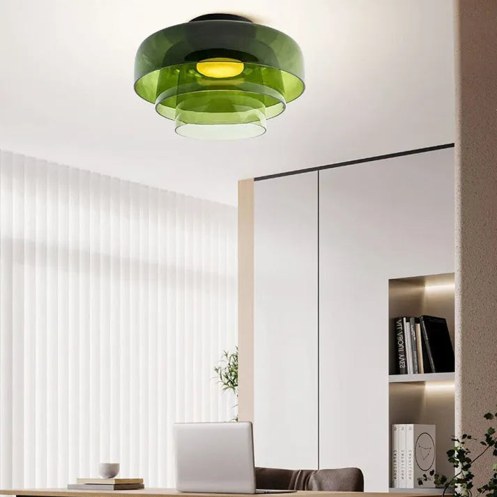 Nordisk Designer Kreativ Personlighed Middelalderlig Glas Loftlampe