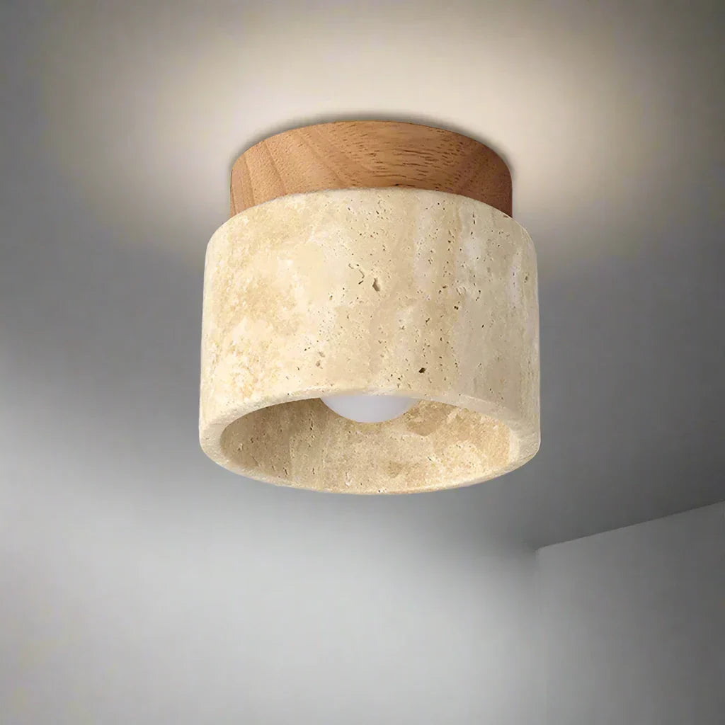 Japansk kreativ loftslampe i flødestil