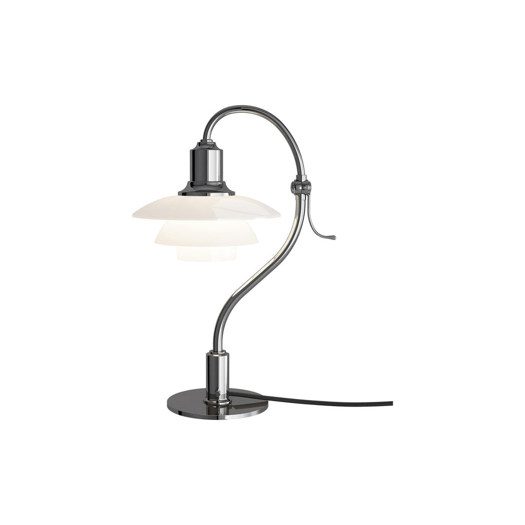 PH 2/2 SPØRGSMÅLSTEGN KROM BORDLAMPE