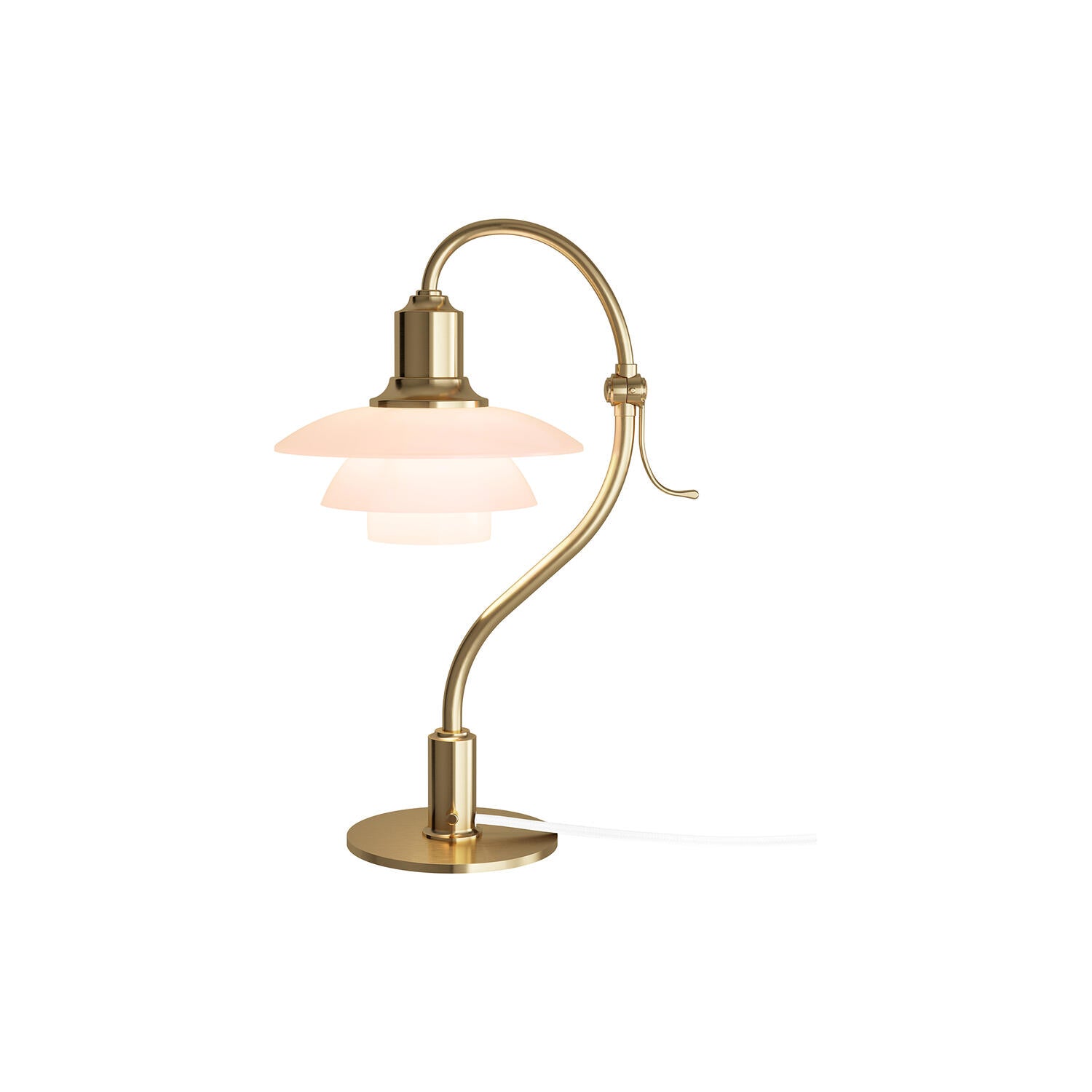 PH 2/2 QUESTION MARK PALE ROSE BORDLAMPEN