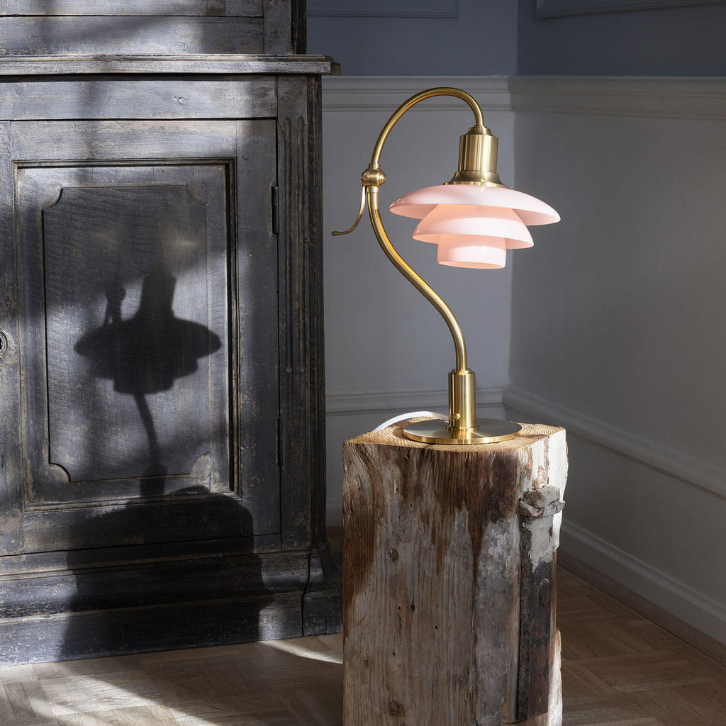 PH 2/2 QUESTION MARK PALE ROSE BORDLAMPEN