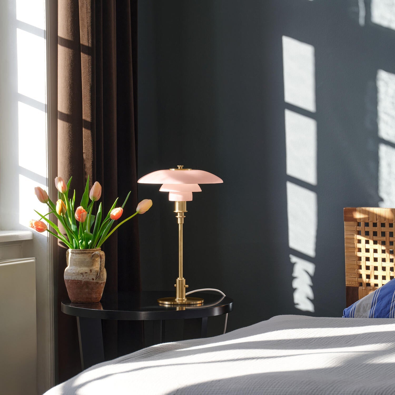 PH 3/2 PALE ROSE BORDLAMPE
