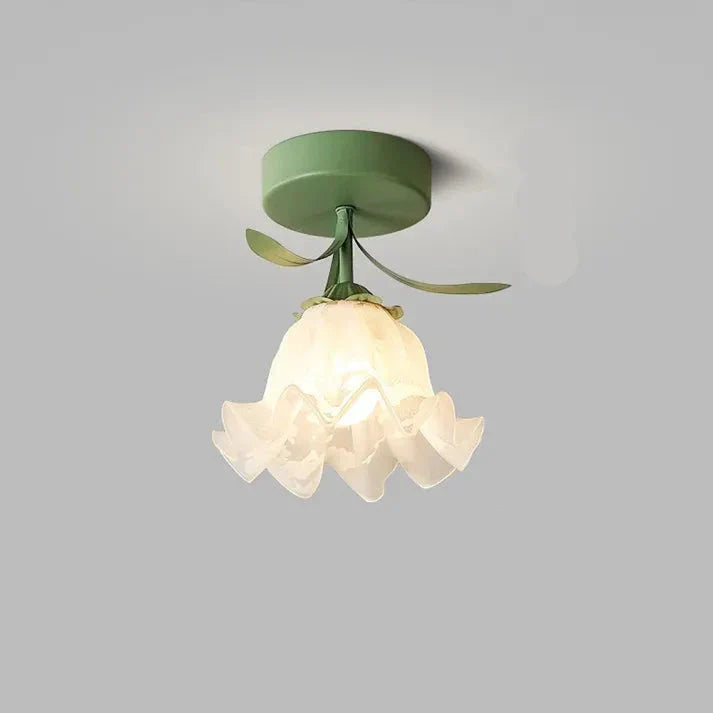 Fransk Tiffany Simple Mini Flower loftslampe