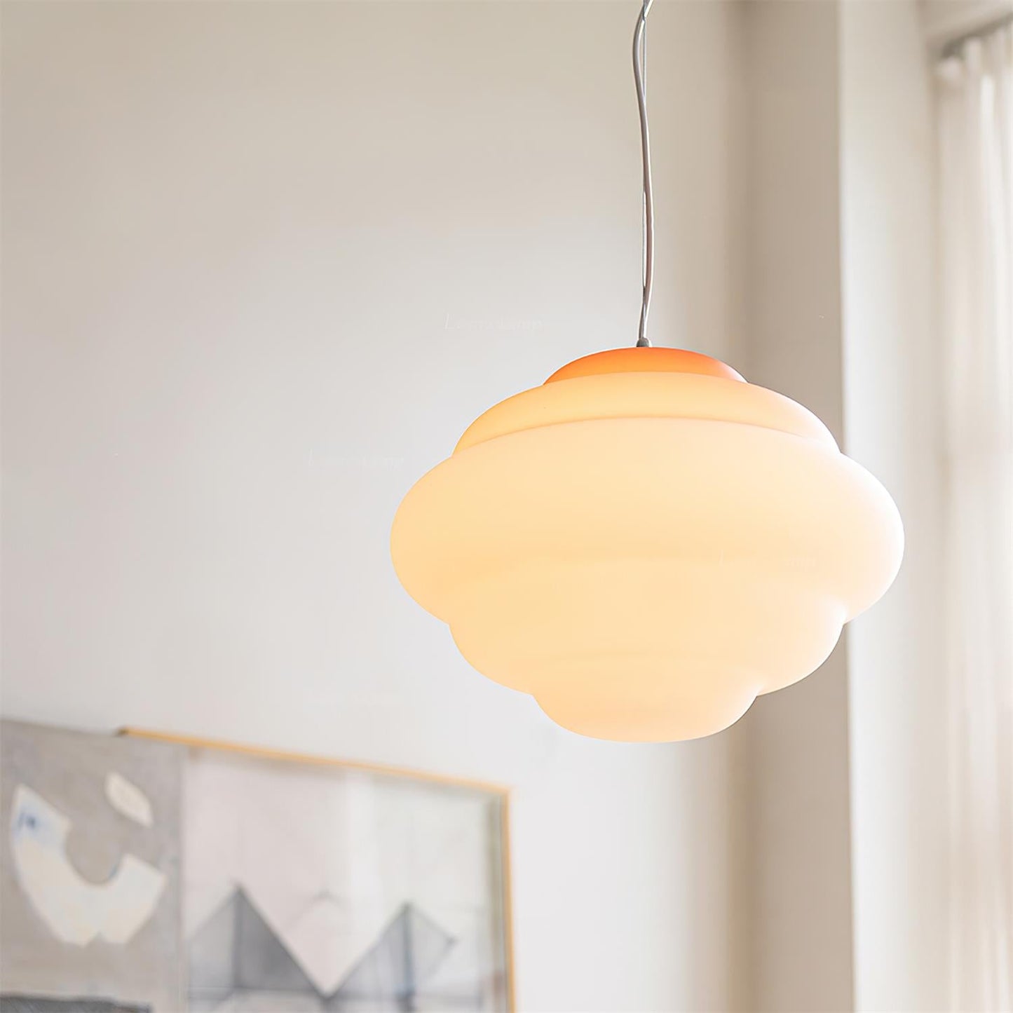 Gradient Cloudy Pendel Lampe