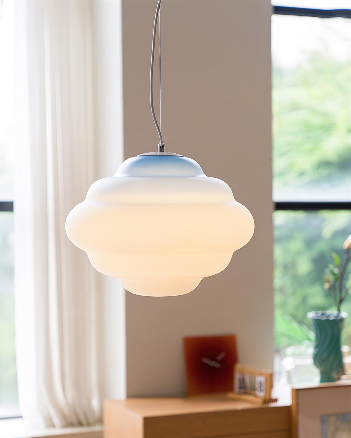 Gradient Cloudy Pendel Lampe