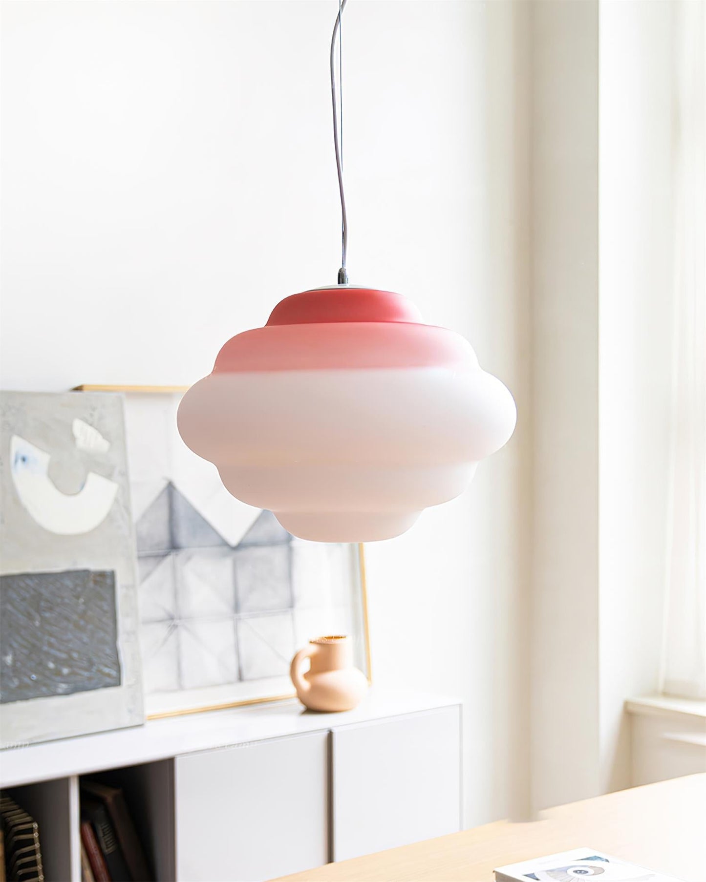 Gradient Cloudy Pendel Lampe