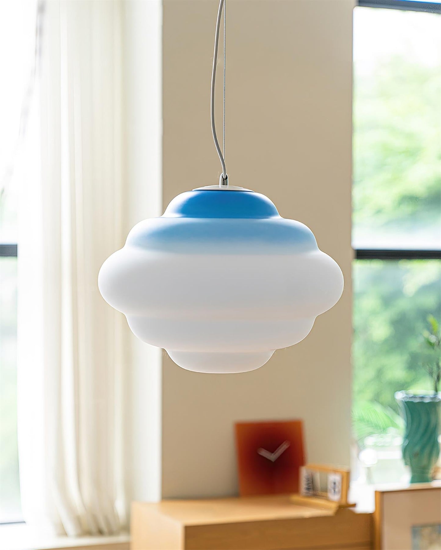 Gradient Cloudy Pendel Lampe