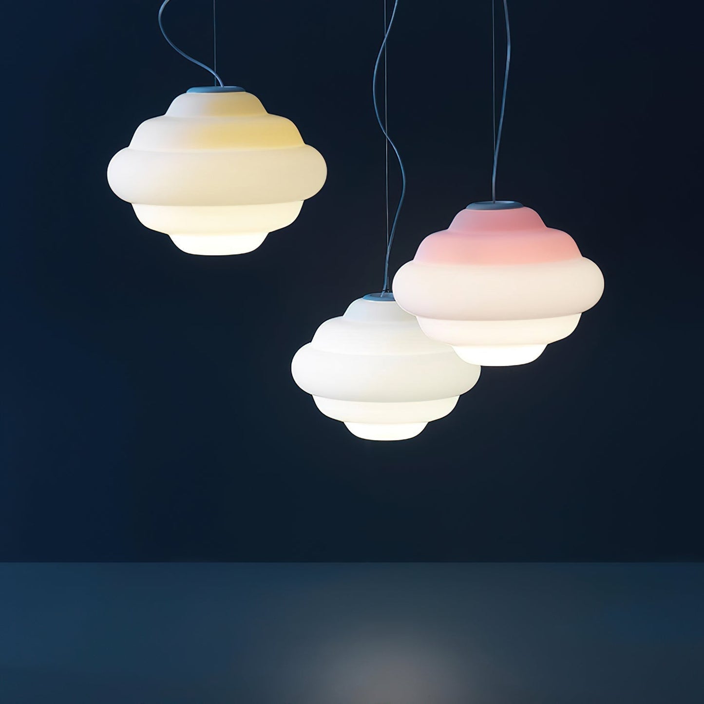 Gradient Cloudy Pendel Lampe