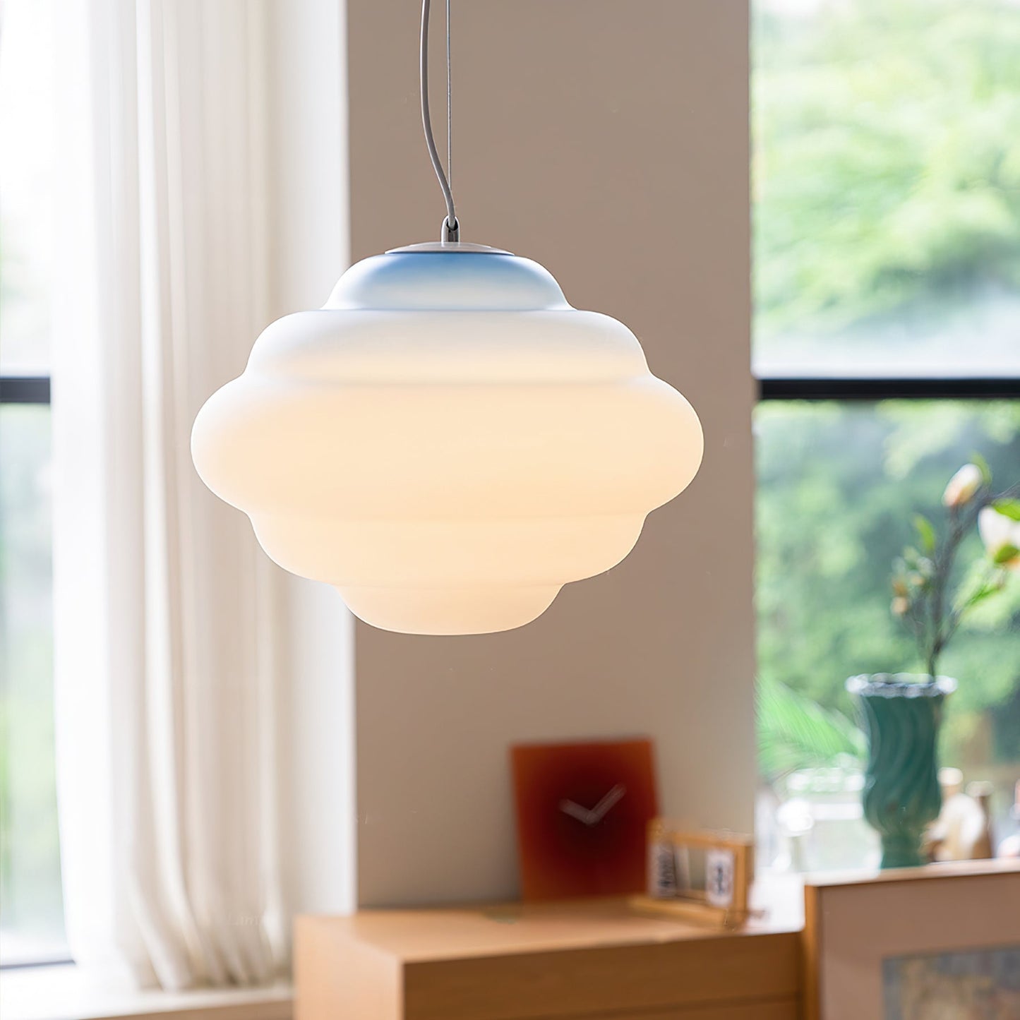 Gradient Cloudy Pendel Lampe