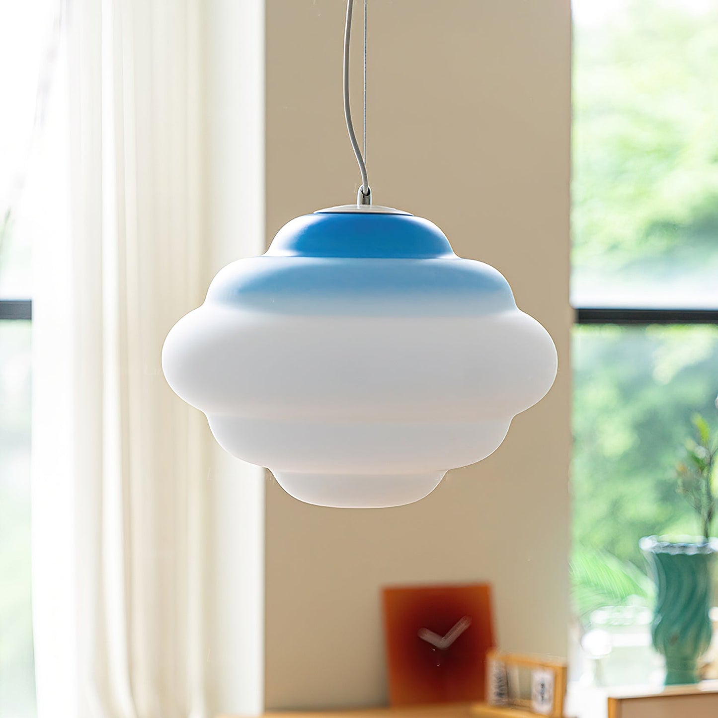 Gradient Cloudy Pendel Lampe