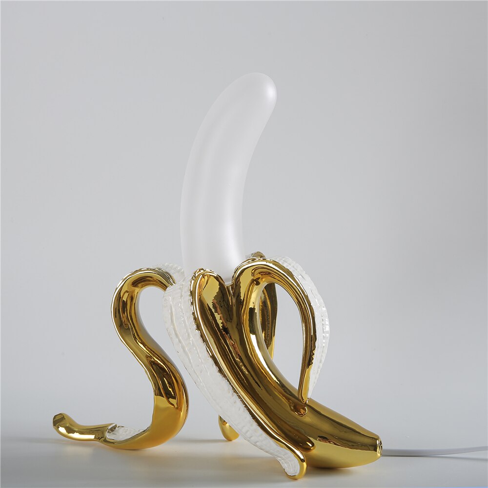 Bananlamper Art Deco-bordlamper