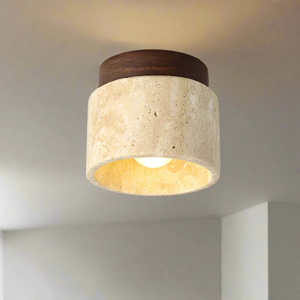 Japansk kreativ loftslampe i flødestil