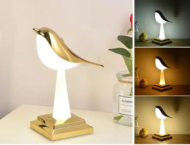 Missbird-V2 Ekster Bird Bordlampe