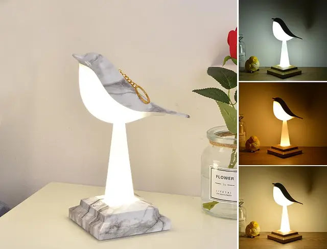 Missbird-V2 Ekster Bird Bordlampe