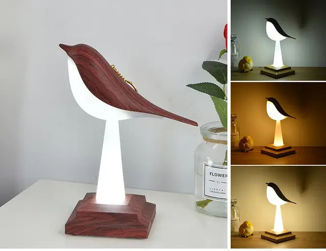 Missbird-V2 Ekster Bird Bordlampe