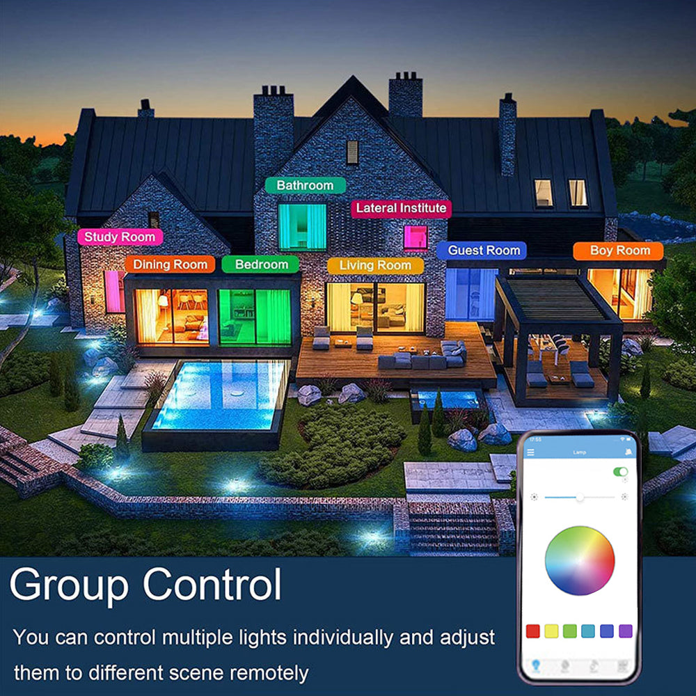 Smart moderne RGB-loftslampe