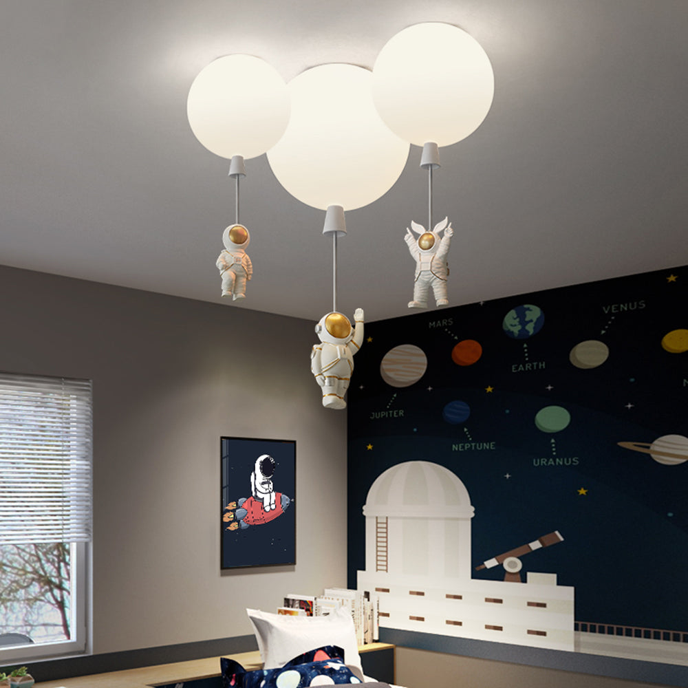 Fateh Modern Moon/Astronauts LED loftslampe