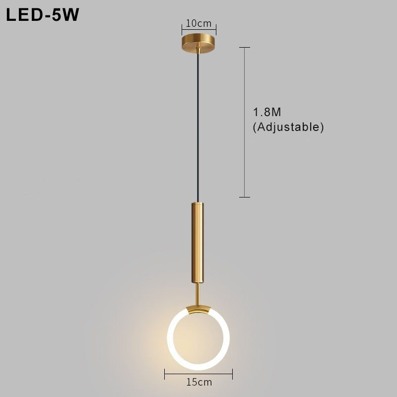 Nordisk enkel led-pendel