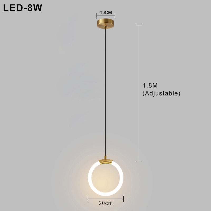 Nordisk enkel led-pendel